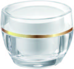 Acrylic Oval Cream Jar 50ml - VDA-50 Flying Symphony packaging